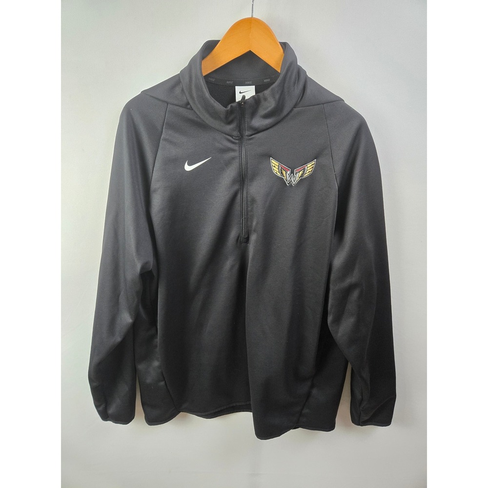 Nike Washington Capitals Quarter Zip Pullover Mens XL Black Dri-FIT 1435